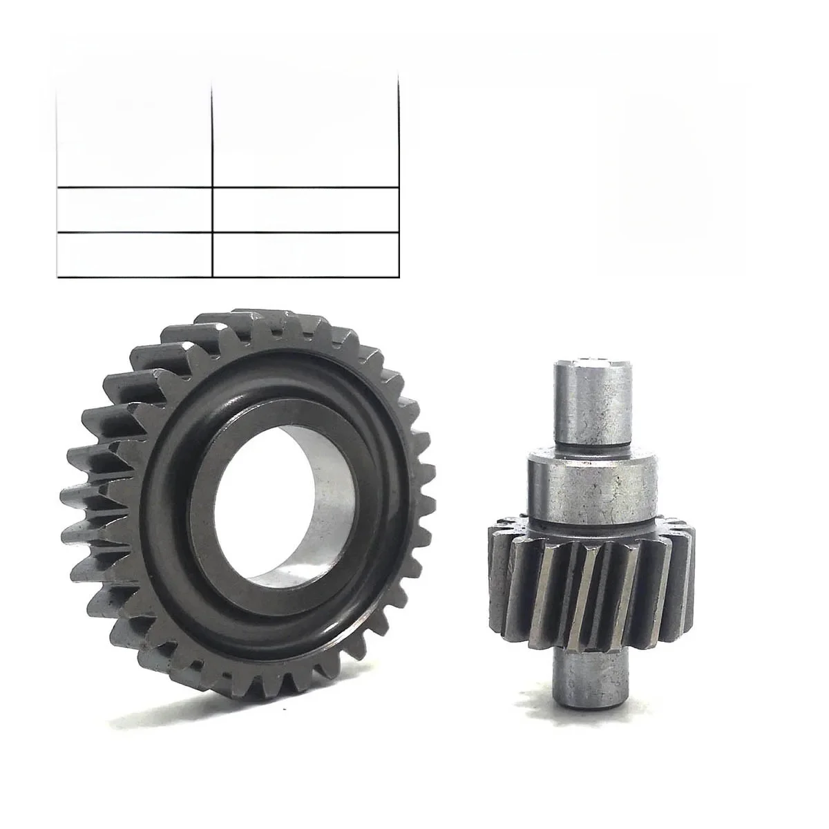 Zestaw przekładni głównej wyścigowej JOG 90 100 1P50QMF 1P52QMG 3VP Yamaha — zdjęcie 2