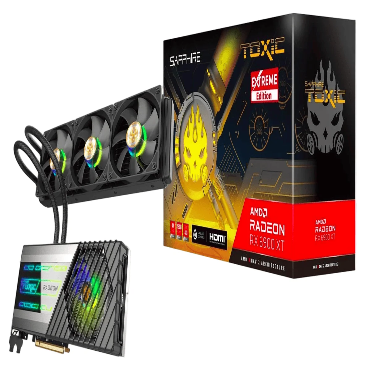 offer - amount + Sapphire's **TOXIC AMD - discount + Radeon RX (6900 XT - features 16GB-GDDR6 / HDMI + triple DisplayPort )