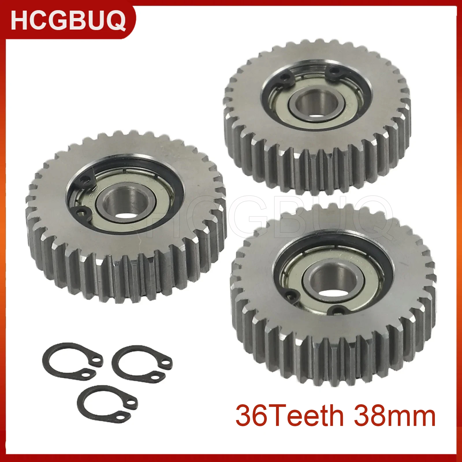 3Pcs 38mm Electric Bicycle Planetary Gear 36Teeth Gears Steel Motor Gear Metal Gears For Bafang Motors E-bike Parts