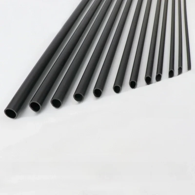 2 Stück Länge 500mm schwarz PVC Kunststoff Rohr Rohr od 5 ~ 18mm Aquarium Aquarium Rohr Garten