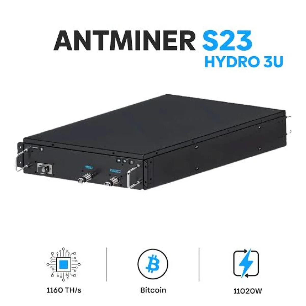 100% BRAND NEW DEAL Antminer S23 Hyd 3U, 1160TH, Crypto Mining Machine