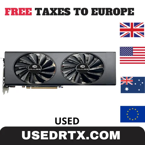 중고 RX 5700 비디오 그래픽 카드, GPU, GDDR6, 256 비트, 7nm 비디오 카드, 지지대 데스크탑 CPU, rx 5700, 8GB 