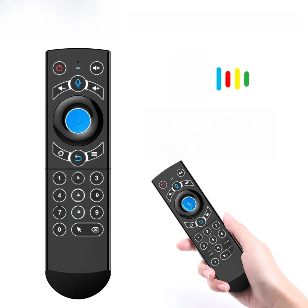 VONTAR G21 PRO z pilotem 2.4G bezprzewodowa klawiatura Air Mouse z IR uczenia się Gyros dla TV Box z androidem H96 MAX X3 Pro — zdjęcie 2