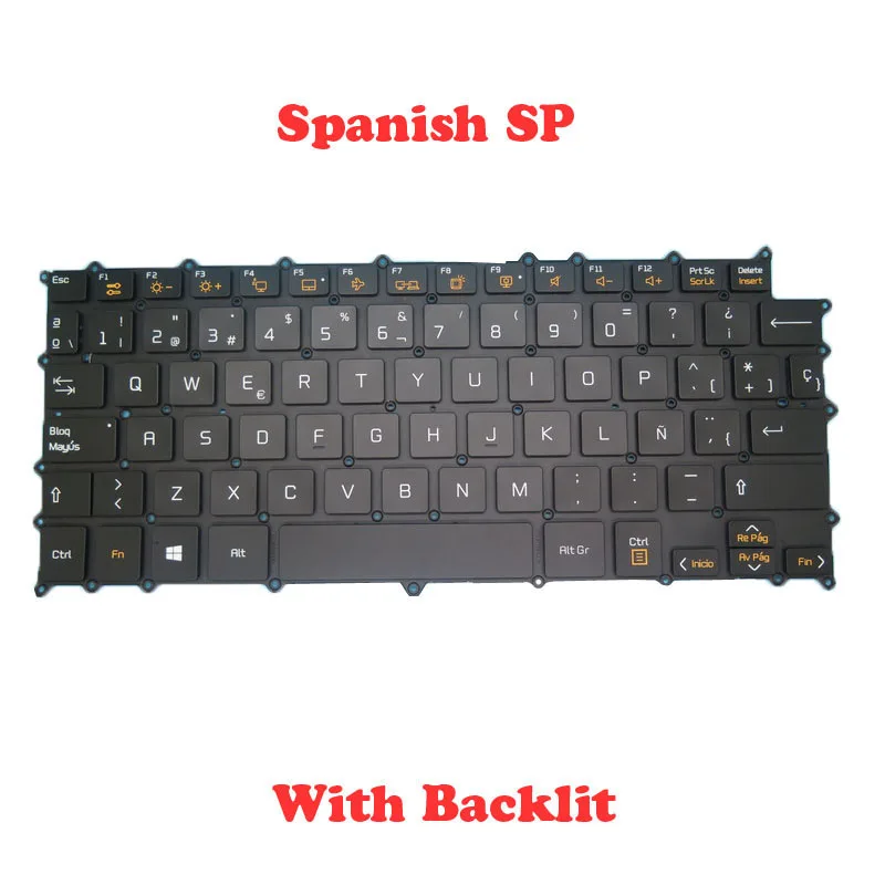 Laptop Backlit Keyboard For LG 13Z980 LG13Z98 13ZD980 13Z990 LG13Z99 13ZB990 13ZD990 SP GR JP PO UK New