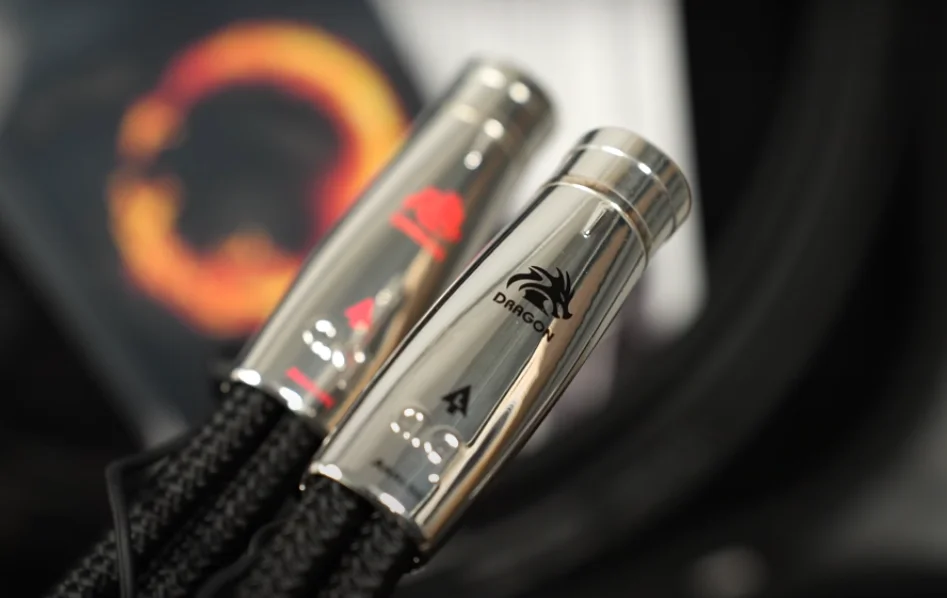 كابل توازن فضي نقي مع حافظة ، سلسلة مخلوق أسطوري ، تنين XLR ، سطح مثالي ، PSS #1