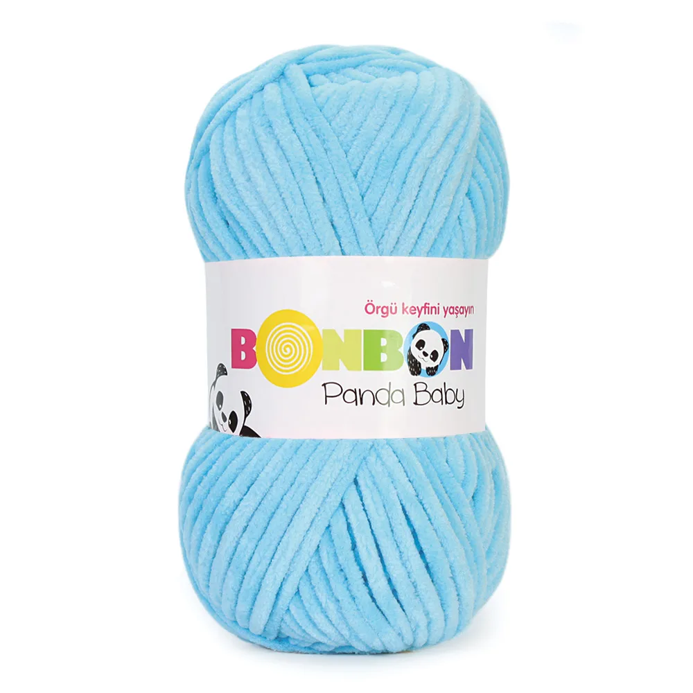 Nako Bonbon Panda Baby Hand Knitting Yarn, 100 Grams Of 120 Meters, 33 Color, Polyester, Yarn,Cardigan, Scarf, Beret, Sweater, Booties, Blanket,