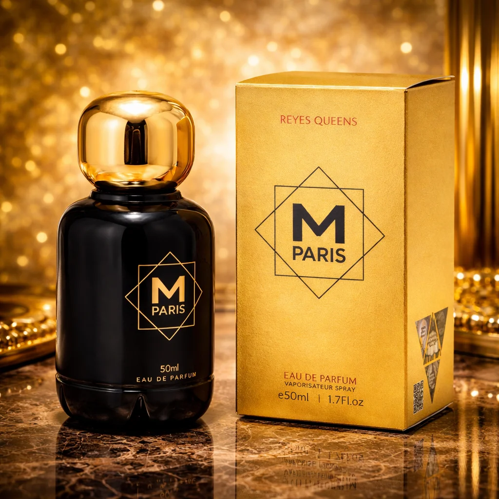 Reyes Queens- m Paris Eau de Parfum 50 ml. Parfum pour homme au parfum floral chaleureux, aux notes boisées sophistiquées et à une base élégante et intense, offrant une sensation moderne et enveloppante.
