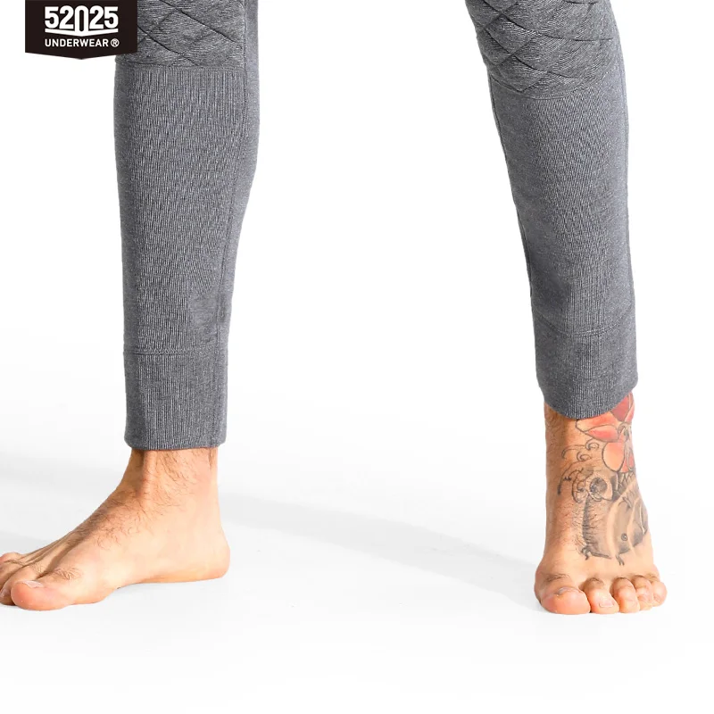 52025 Ultra-Warm Men’s Winter Thermal Leggings – Thick Fleece-Lined Cotton for Superior Insulation, Warmth & All-Day Comfort