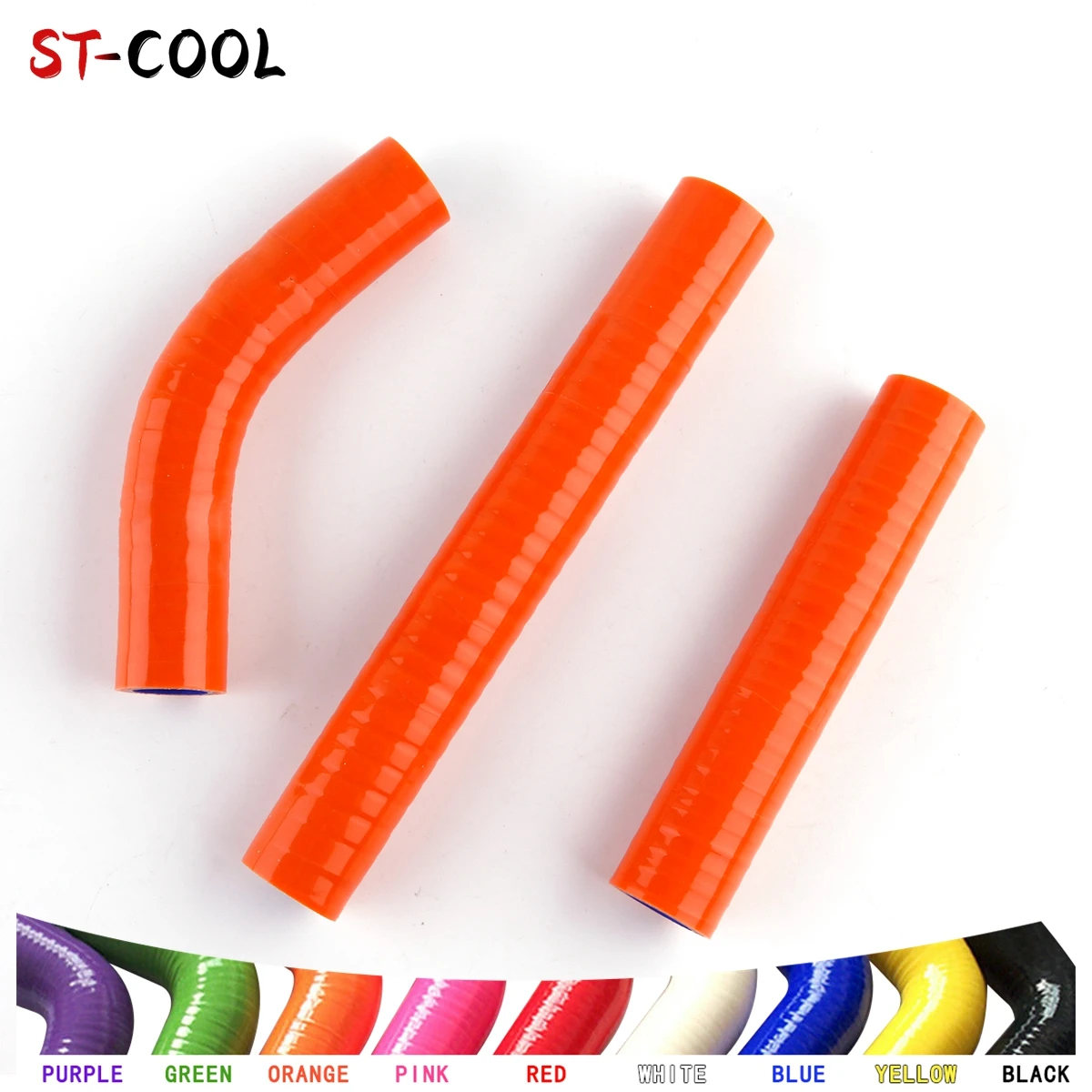 

For 2007-2010 KTM 250SX 250 SX 2008 2009 Radiator Coolant Hoses Kit Silicone Tubes Pipes 3Pcs 10 Colors