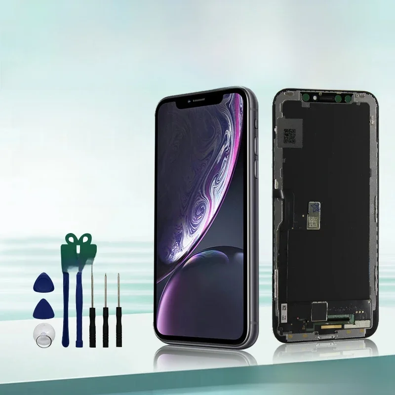 Wybór dla iPhone'a 12 Pro Max 13 Mini 12 Wyświetlacz LCD Ekran dotykowy 3D Digitizer Dla iPhone 14 plus 14 Pro Max 15 Plus Wyświetlacz X XR — zdjęcie 2