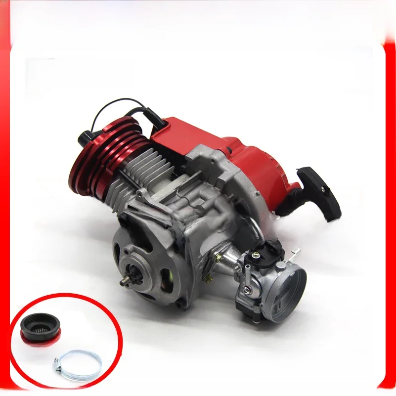 Motocykl motorynka 44MM 2 suwowy zapłon silnika dla Pocket Bike motorynka gokart Motor terenowy skuter na benzynę silnika — zdjęcie 2