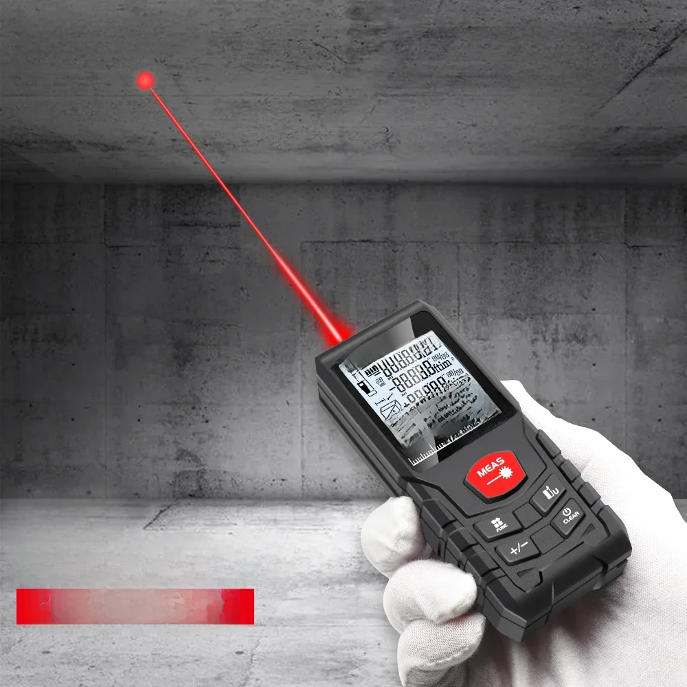 Profissional Digital Range Finder, Snakol Laser Tape Measure, Laser Distância Medidor, Rangefinder,