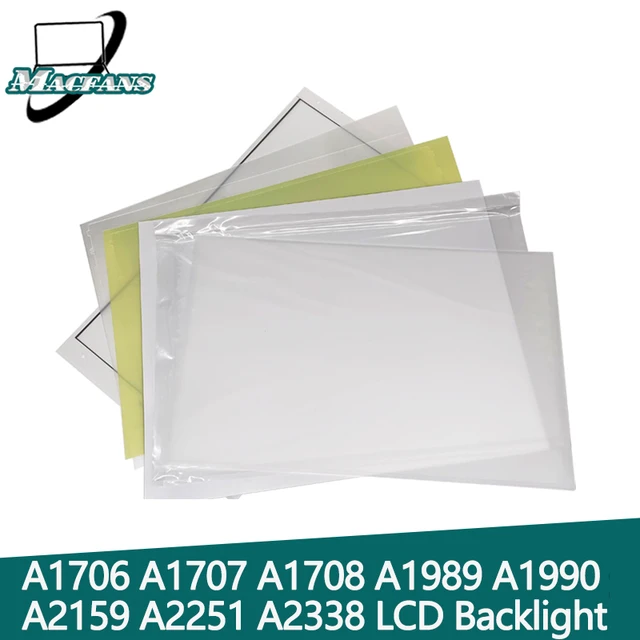 Nowe podświetlenie wyświetlacza LCD do macbooka Pro A1706 A1707 A1708 A1989 A1990 A2159 A2251 A2338 A2141 A2179 A2289 podświetlenie LCD