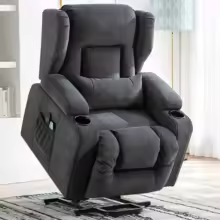 COMHOMA Poltrona Relax Elétrica Reclinável com Massagem e TV