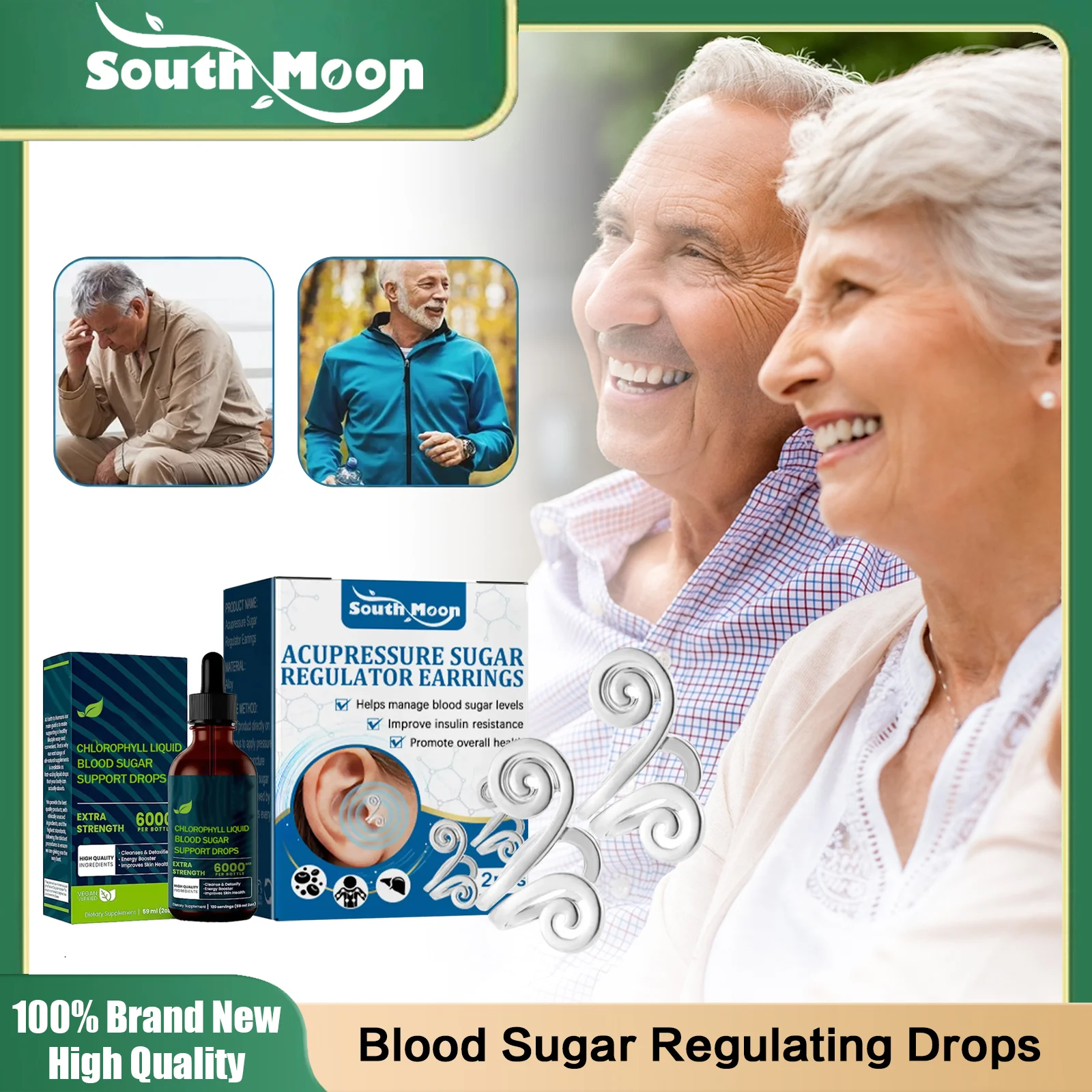 Blood Sugar Regulating Drop Balance Blood Glucose Lower Blood Sugar Anti Hypertension Diabetes Treatment Liquid Health Care 59ml