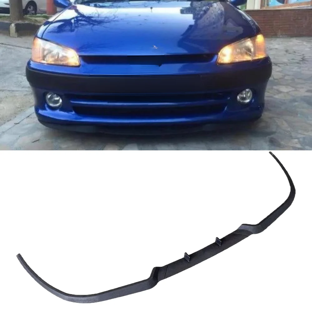 For Peugeot 106 GTI CUPRA R FRONT SPOILER FRONT BUMPER LIP Spoiler lip universal 3pcs body kit Sport tuning Protector Quality