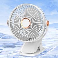 Usb Mini Handheld Clip Fan Portable Ultra-Quiet Rechargeable Electric Cooling Fan Cute Small Size For Students And Home Use