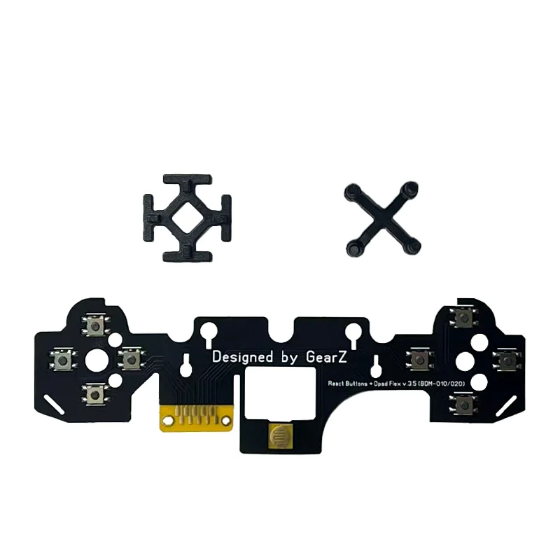 GEARZ Face Buttons Clicky Kit for PS5 Controller, Custom Tactile Dpad Action Buttons Mechanical Micro-motion Click Kit