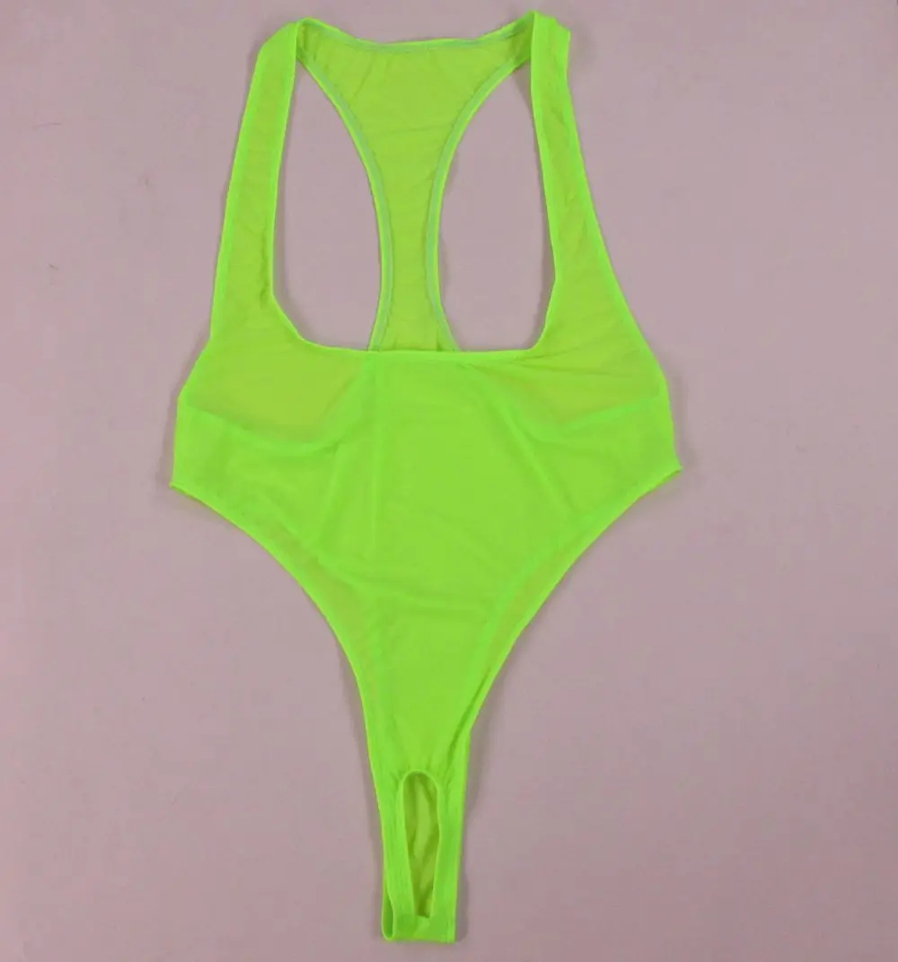 Mens G3912 bodysuit Thong Leotard Nylon spandex Open Crotch High Cut new style Silky Thin Jersey