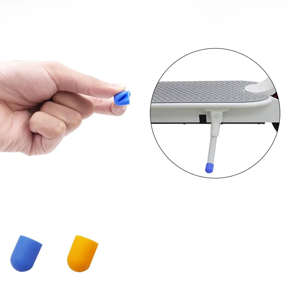 Support de pied en Silicone pour béquille de vélo et Scooter, couvercle de protection pour XIAOMI M365 Pro Max G30 Es2 Es4 Sccoter, pièces en caoutchouc, accessoires