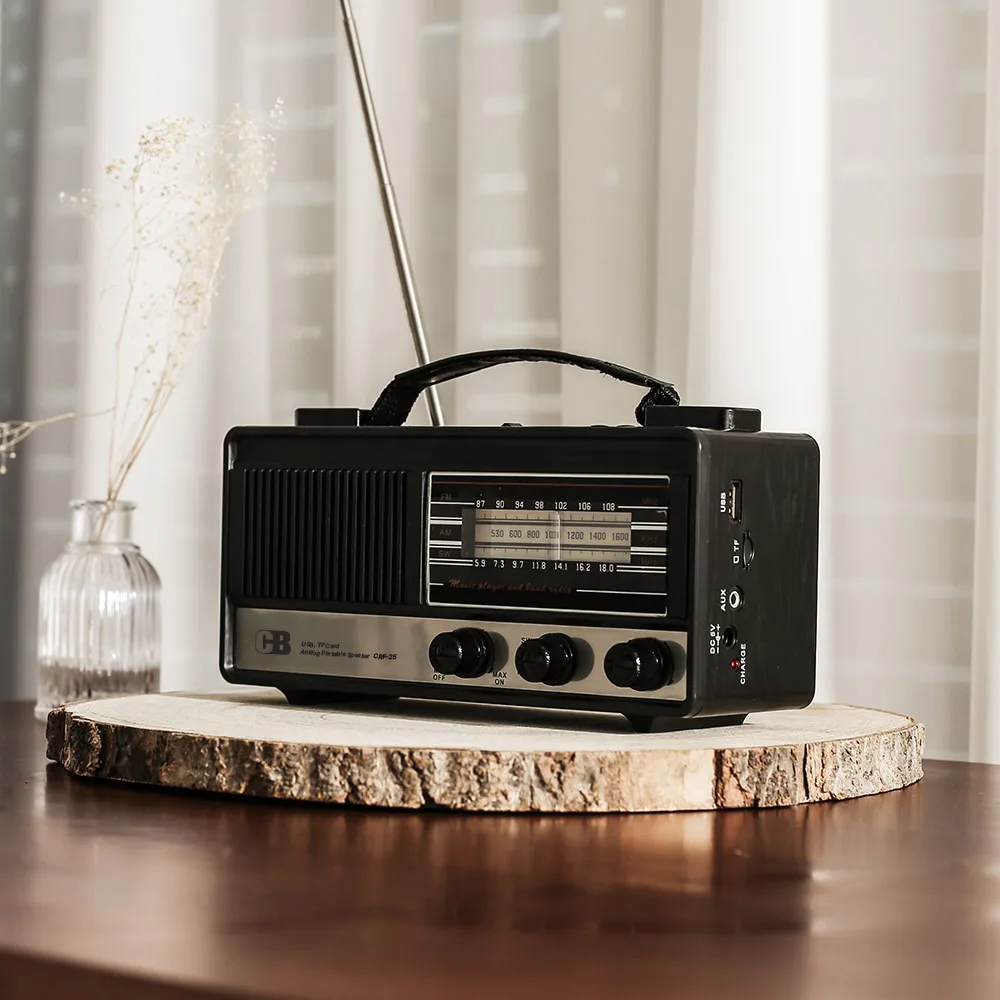 Corby CRF-25 Retro-style Radio Speaker Tlot Hyodo Radio For The Kitchen