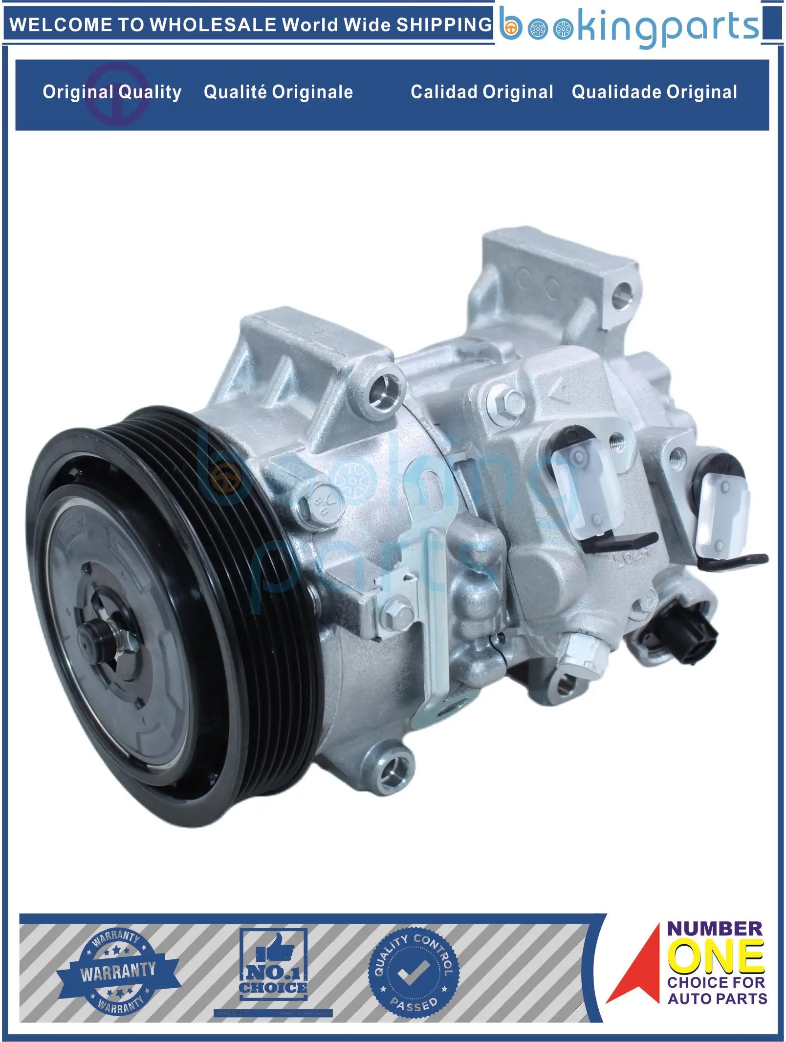 

A/C Compressor For TOYOTA COROLLA 07-12 2ZRFE ZRE152L LHD, 88310-02500,8831002500,88310-1A660,883101A660,88310-02510,8831002510