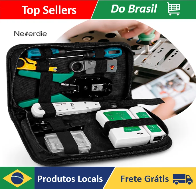 Kit Ferramentas Manutenção De Rede Informática - Neverdie Store