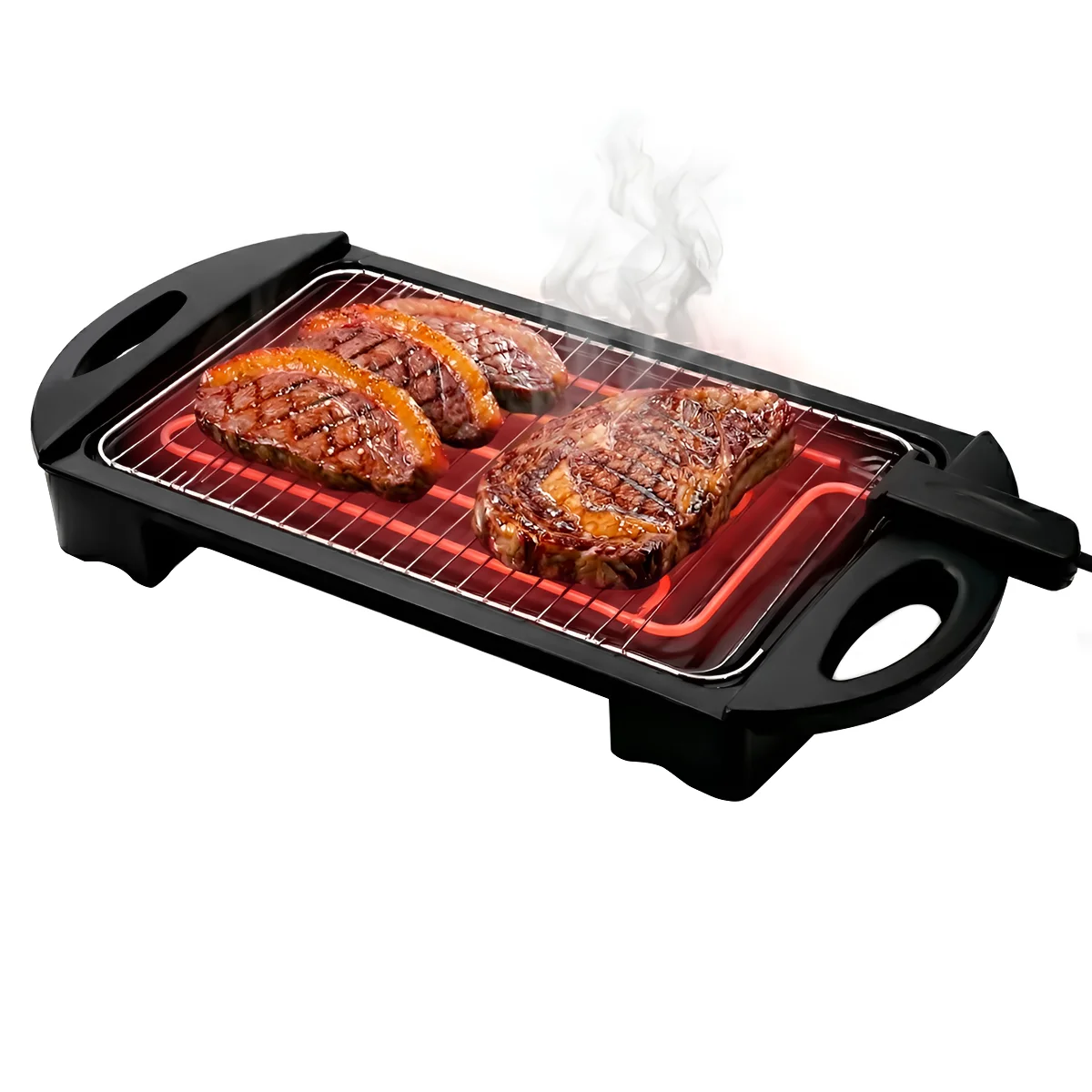 Churrasqueira Elétrica Portátil Fischer Ranch Grill Sem Fumaça EasyClean