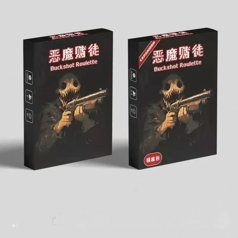 Devil Gambler Devil's Roulette Card Game Steam Inspired Base Expansion 2-4 Players Party Game - view 6