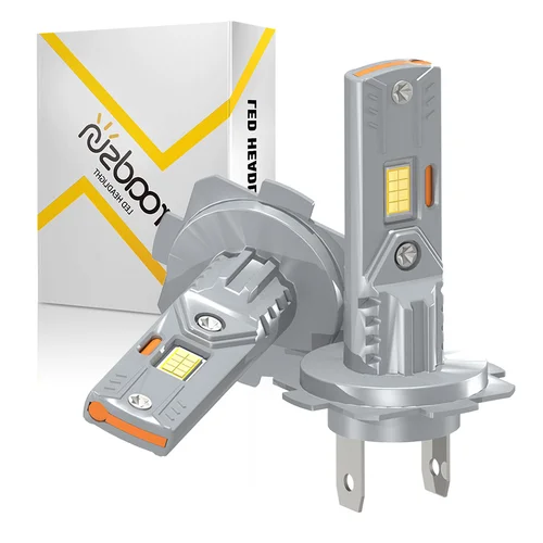 Imagen 1 del producto 2 uds 50000LM 200W H1 H7 bombillas de faros Led para coche H11 HB3 HB4 9005 9006 bombilla LED Canbus diseño de tamaño Mini para accesorios de coche