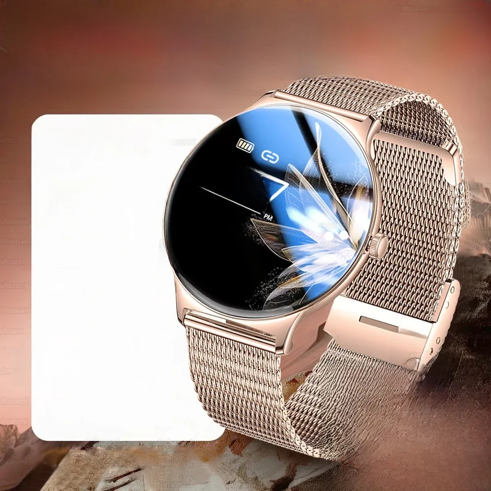 2025 Nieuw slim horloge voor vrouwen cadeau 1,43 inch volledig touchscreen sport fitness horloges Bluetooth-oproepen digitale smartwatch dames - afbeelding 2