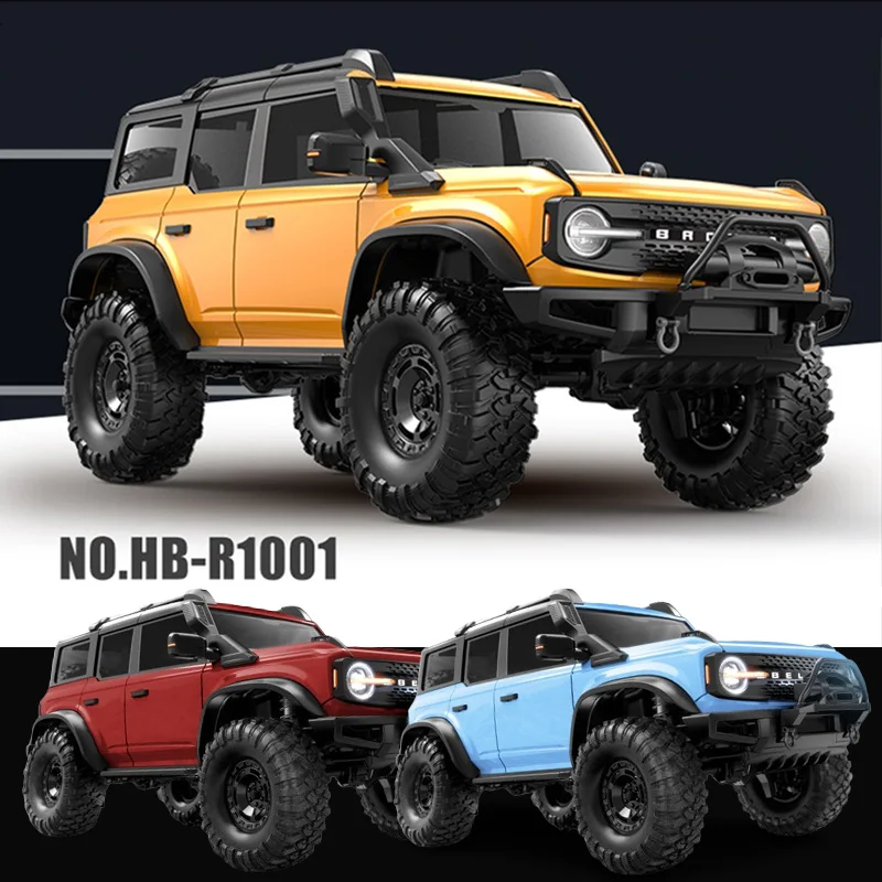 Huangbo R1001 High-Speed Rc Car Full-Size Radio-Controlled Remote Control Car Cross-Country Climbing Mustang Car 1/10 Xmas Gifts