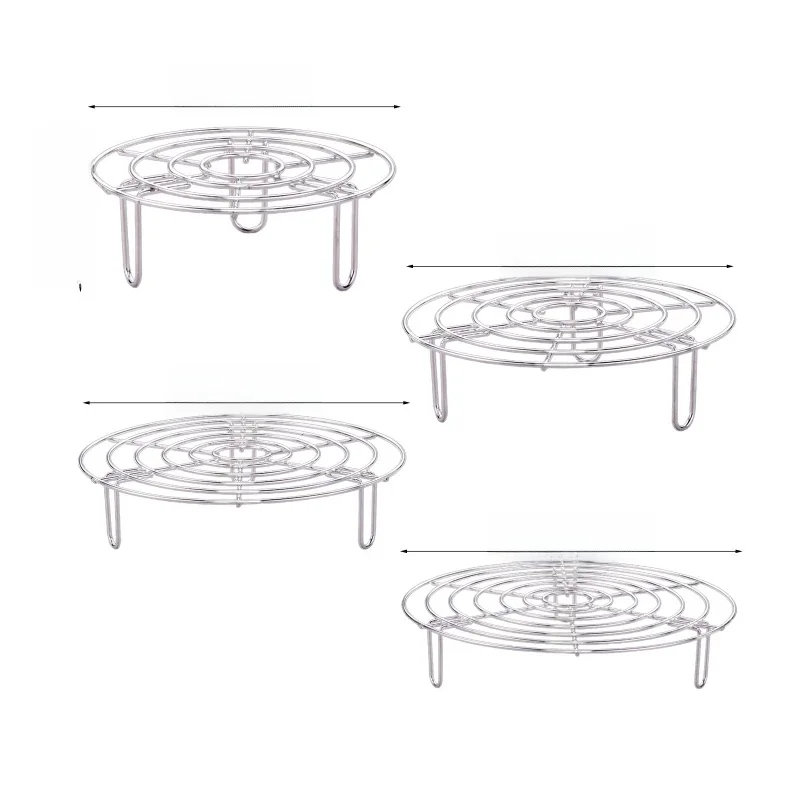 Support refroidissement à vapeur en acier inoxydable, pour cuisson des aliments dans des Pots, pour friteuse à Air 6.3/7.8/9.5/11 pouces, E15D