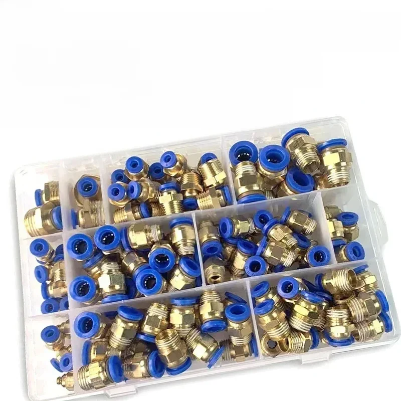 Seria PC w pudełku 4mm 6mm 8mm 10mm 12mm Złączki pneumatyczne Złączki pneumatyczne do węży 1/4 1/8 Szybkozłączki wtykowe — zdjęcie 2