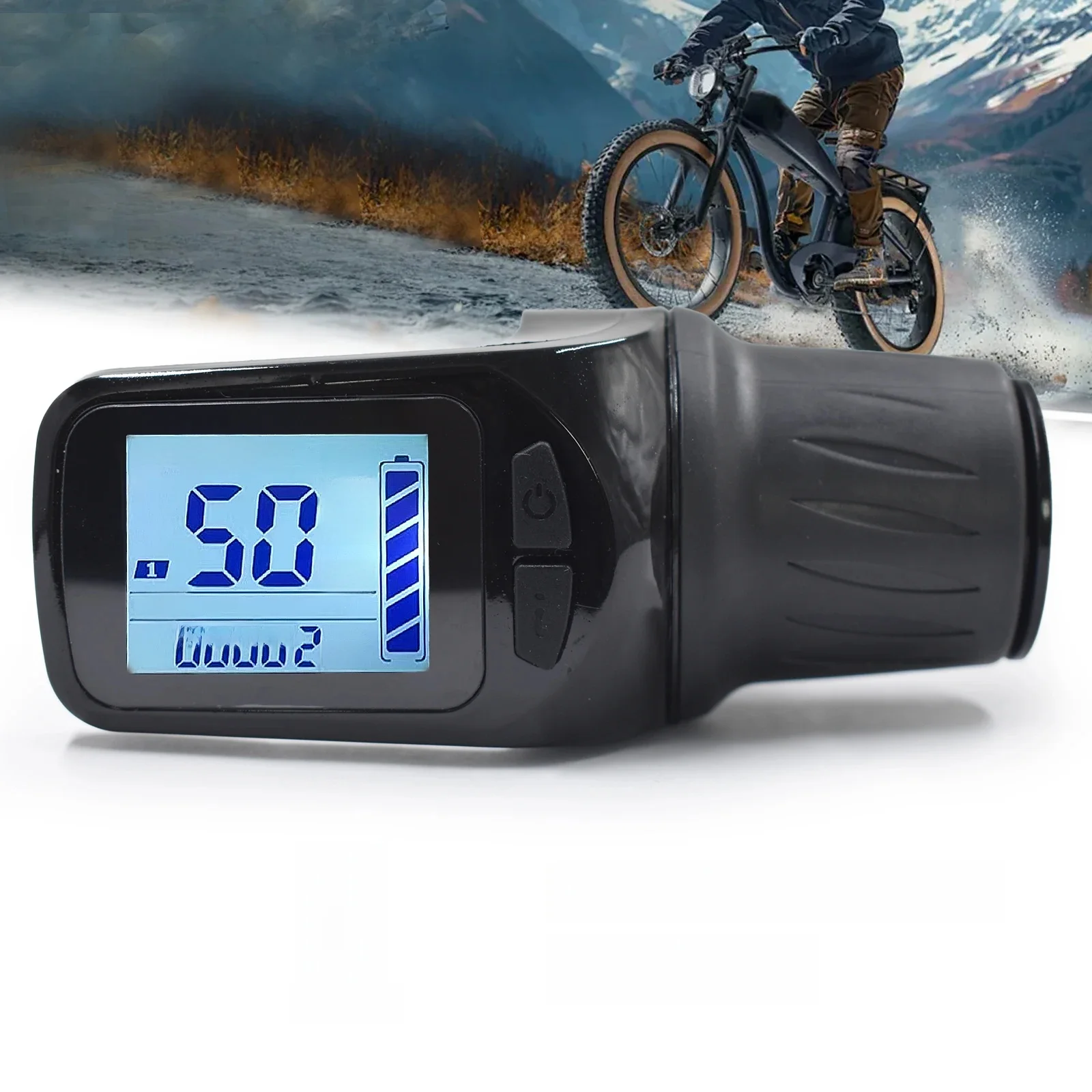 Haytrix S886HA 【UART2】Elektryczny rowerowy prędkościomierz przewodowy, cyfrowy stoper rowerowy, licznik kilometrów do rowerów elektrycznych, komputer rowerowy — 2