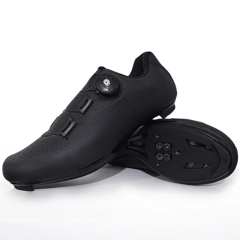 AliExpress CC chengta New Men Cycling Sports Shoes Outdoor MTB Shoes PU Leather Breathable Lightweight SPD Lock Shoes Women Racing Pedal Bicycle Shoes