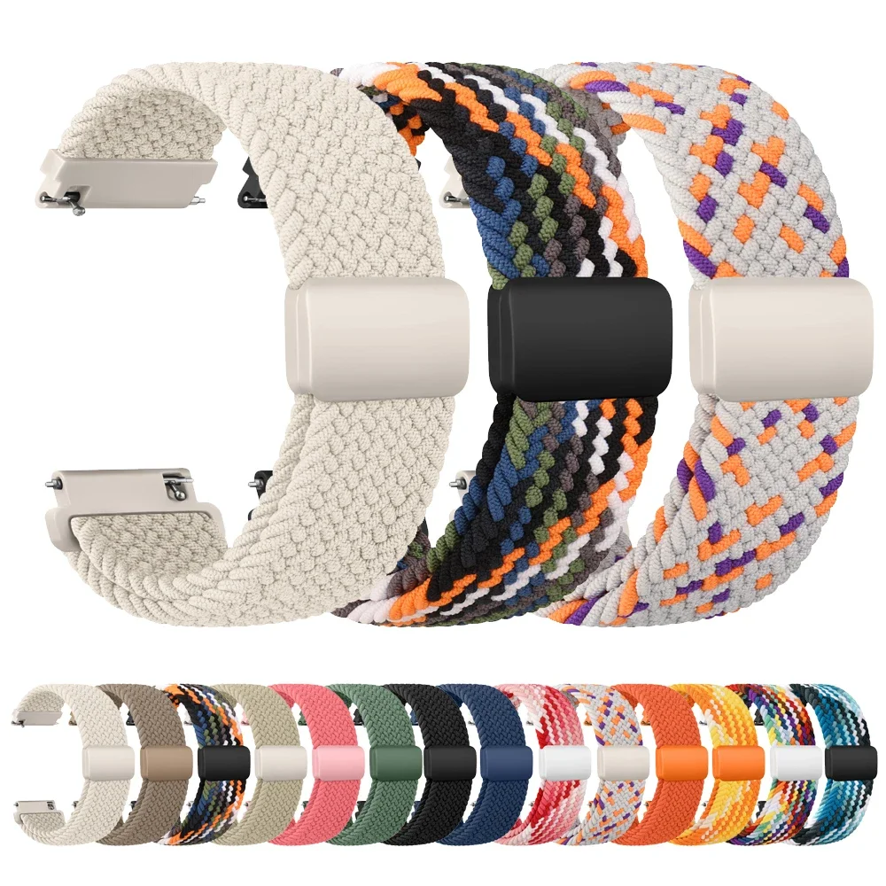 Pulseira magnética trançada para Amazfit, Pulseira de relógio, Pulseira Amazfit BIP 5, Pace, Stratos