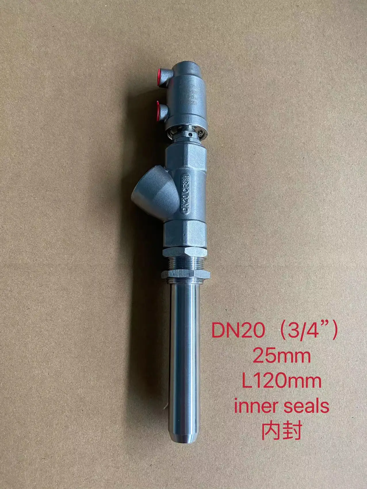 Imagem -03 - Envio Gratuito de Dn20extension Rod Anti Gotejamento Vazamento Pneumático Válvula Enchimento Bico Descarga Linear Descarregamento Aço Inoxidável o