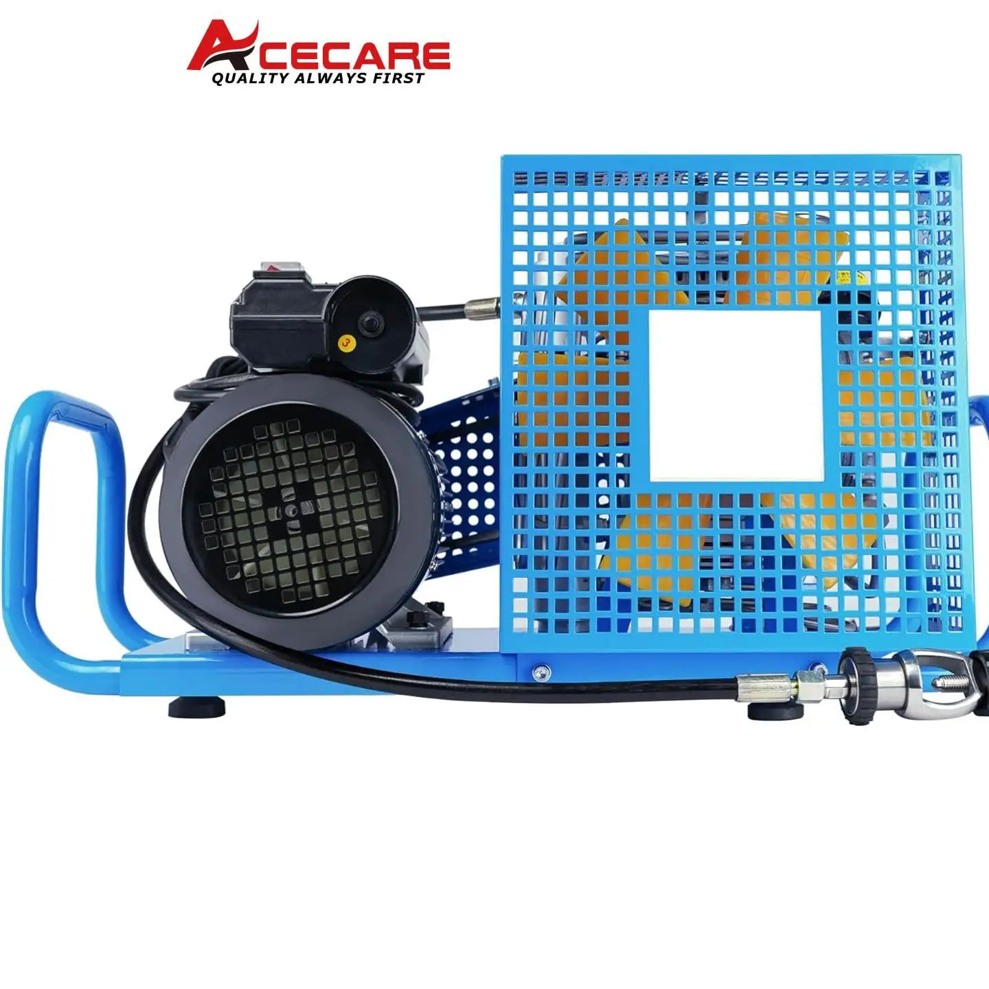 ACECARE 4500Psi 300Bar High Pressure Diving Compressor PCP Air Compressor Auto Stop 3.5CFM100L/min Air Flow for Scuba Breathing