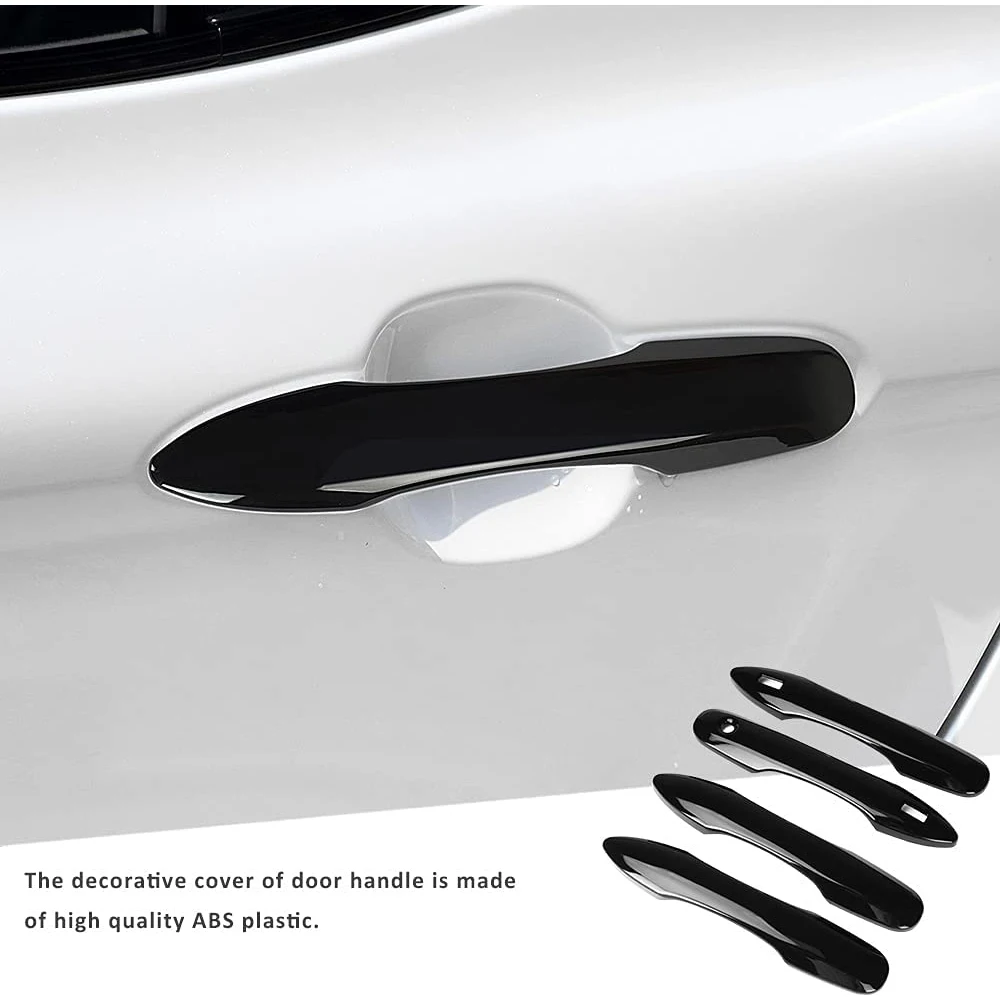 4x for Toyota Yaris Cross Hybrid 2022 2023 XP210 Stickers 2021 2020 Glossy Black Car Door Handle Cover Trim Styling Accessories view 4