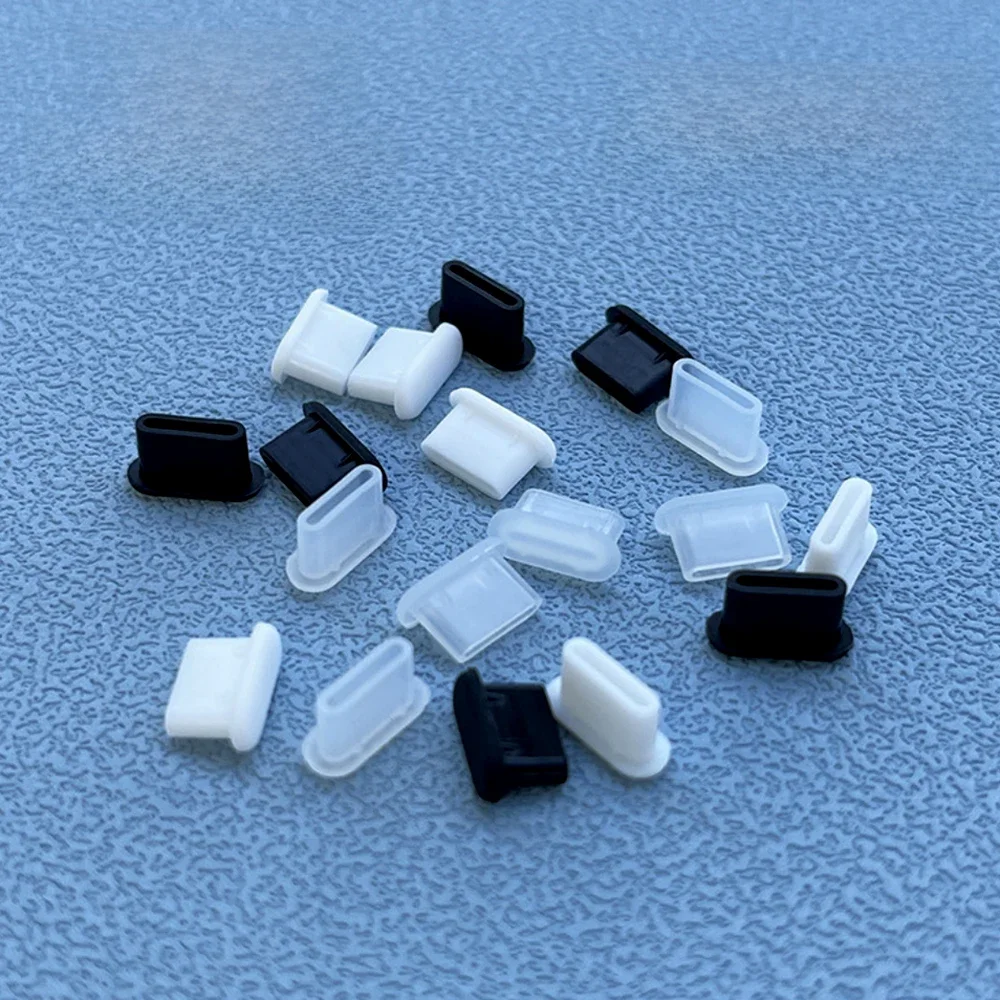 10/30/50 sztuk typu C silikonowe zatyczki przeciwpyłowe telefon USB Port ładowania obudowa ochronna typ C osłona przeciwpyłowa dla Samsung Xiaomi Huawei — zdjęcie 2