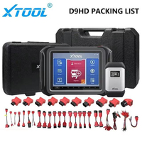 XTOOL D9HD Heavy Duty Truck Scanner Full System Diagnostic Tool With Topology Key Programming 42 Service For 12V Cars 24V Trucks