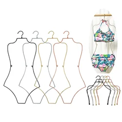 Body Shape Lingerie Hanger Foldable Durable Closet Organizer Swimsuit Hanger for Closet for Stores Boutiques Show Window Bedroom