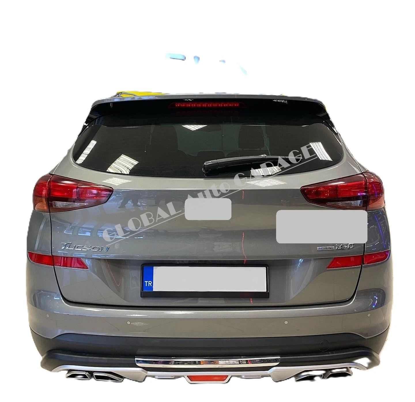 For Hyundai Tucson 2019+ Front and Rear bumper protection Diffuser Extension Rear Bumper Attachment Car Styling Auto Accessory