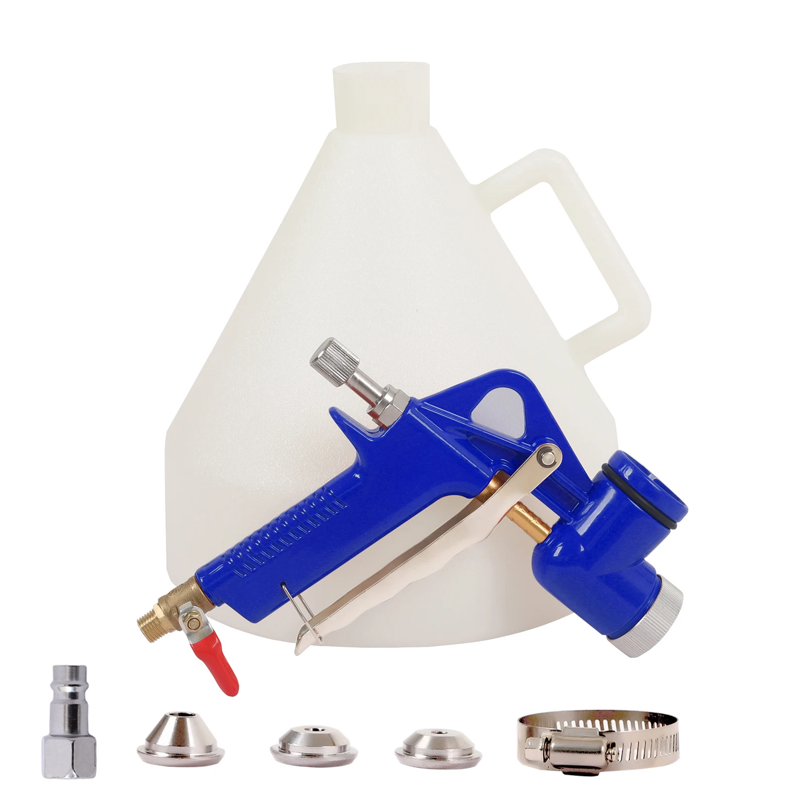 

Pneumatic Texture Spray Gun, Gypsum Board Texture Sprayer, 1.5-Gallon Capacity, With 3 Nozzles (4.0 Mm/6.0 Mm/8.0 Mm)