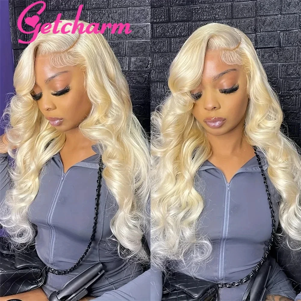 613 Lace Frontal Wigs Human Hair Blonde 13x4 13x6 HD Brazilian Body Wave Transparent Lace Front Human Hair Wigs For Black Women