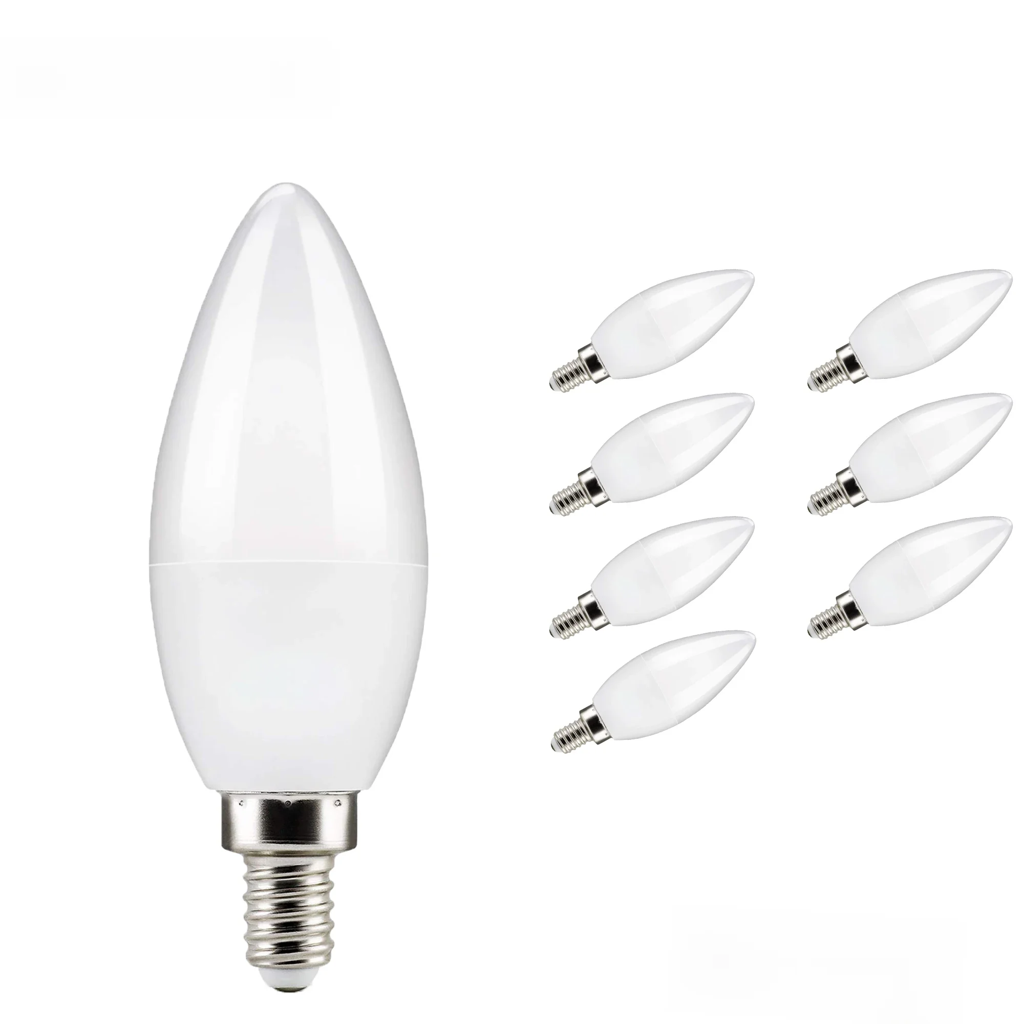 Lâmpada LED para decoração de casa, lâmpada de interior, luz branca quente e fria, candelabro, 3W,