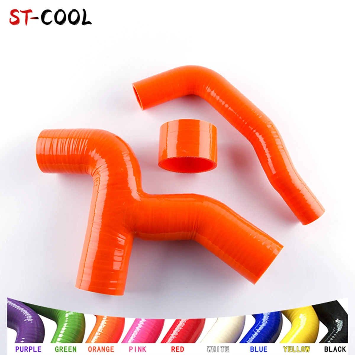 For 2000-2006 Subaru WRX GDB VER 7-9 Y-pipe Turbo 2001 2002 2003 2004 2005 Silicone Intercooler Hoses Tubes Kit 3Pcs 11 Colors
