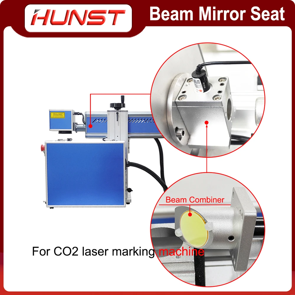 Hunst Beam Combiner Kit Optioneel Met Rood Licht Indicatorstraal Die Spiegel & Straal Uitbreidende Spiegel Combineert.