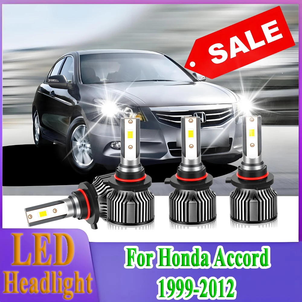 

40000LM Canbus LED Lights 240W Turbo Auto Head Lamps 12V Car Headlight For Honda Accord 1999-2006 2007 2008 2009 2010 2011 2012